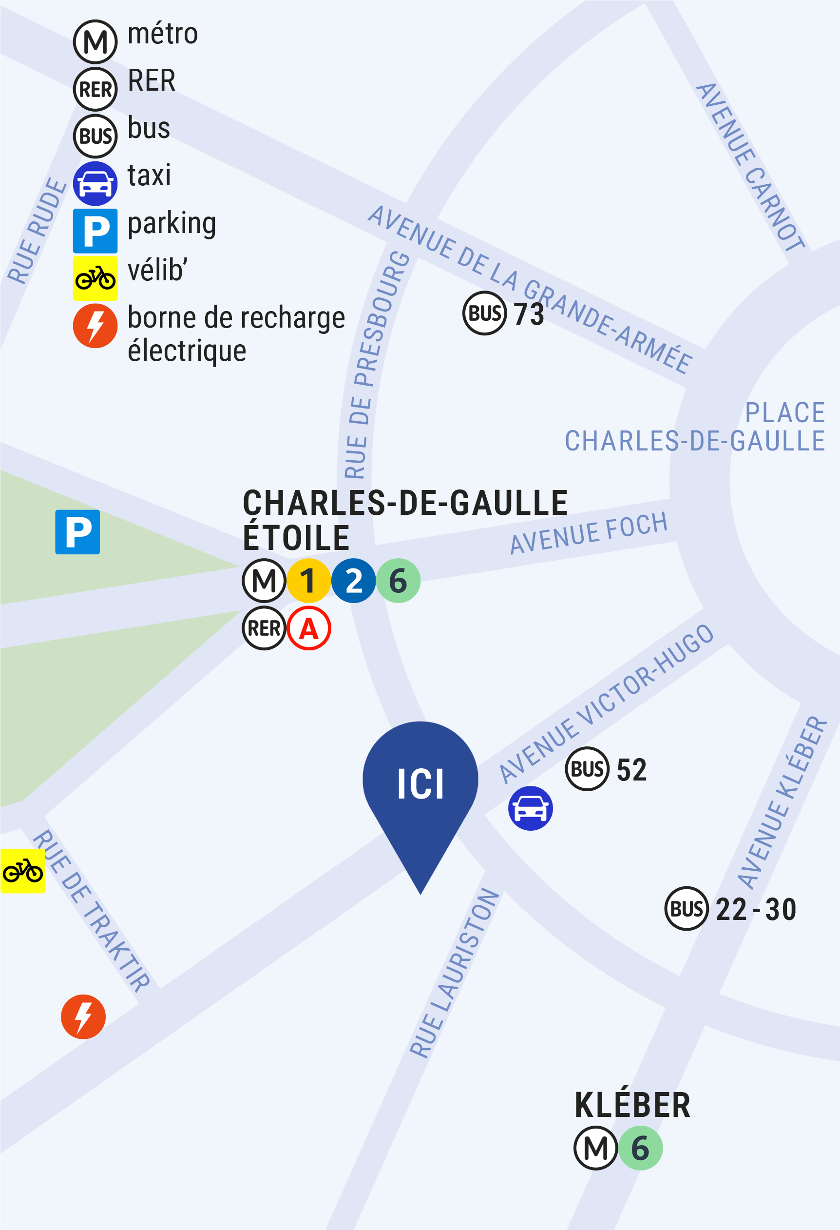 Plan d'accès au cabinet Courrégé Foreman